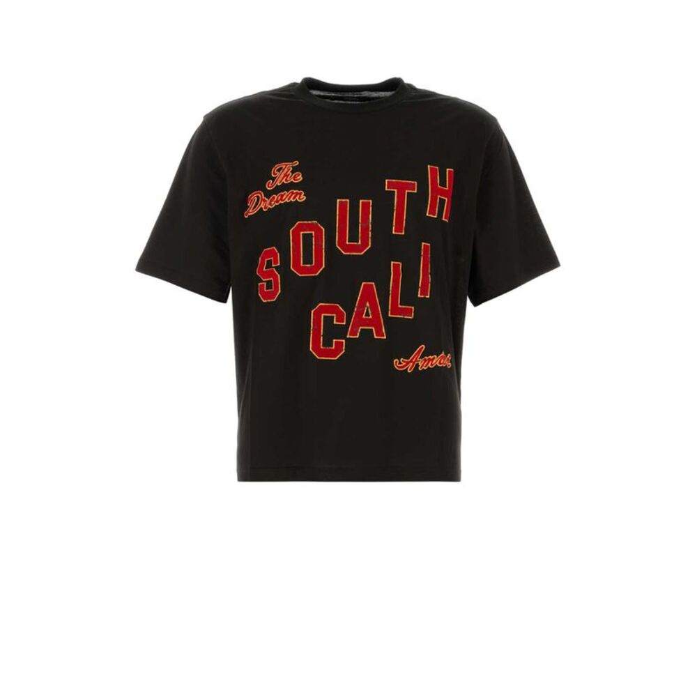 Amiri Men Black Cotton Oversize T-Shirt